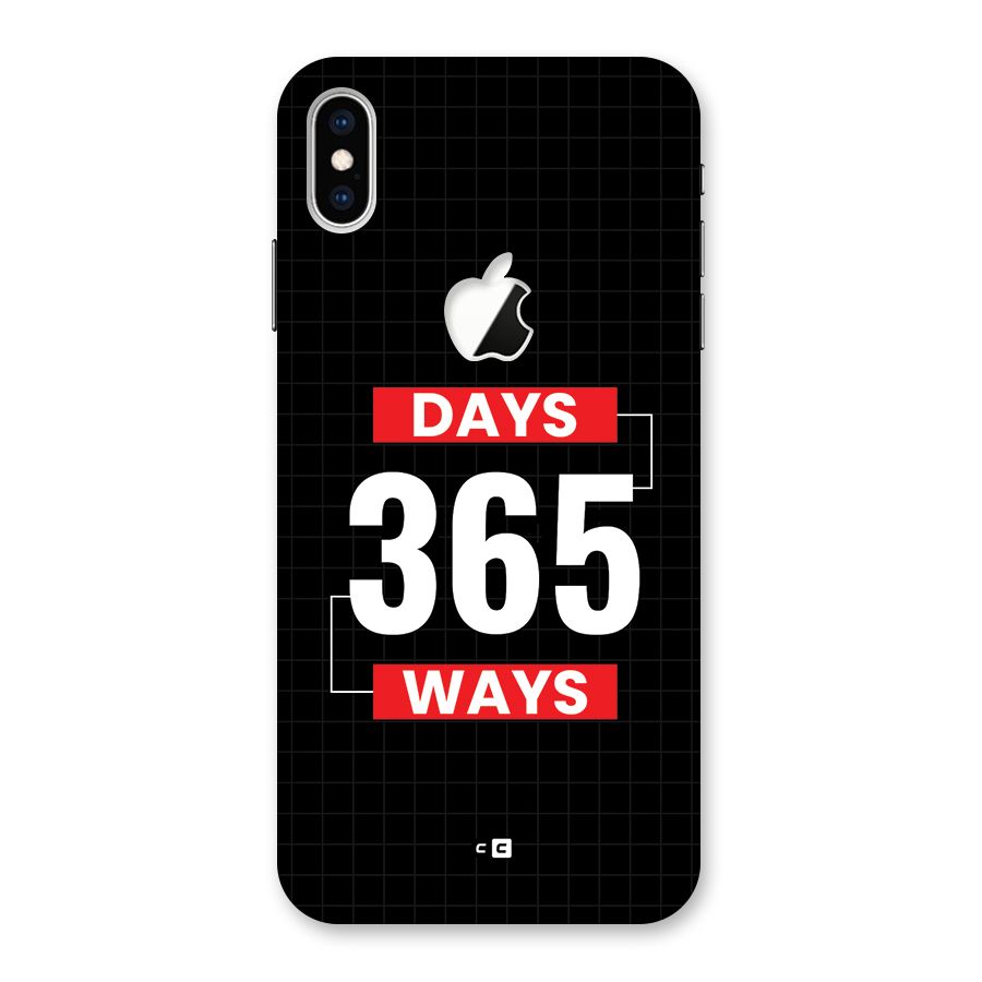 Year Ways Back Case for iPhone XS Max Apple Cut