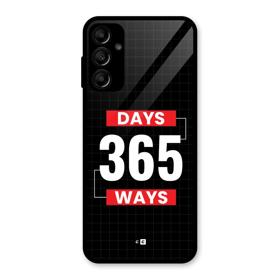 Year Ways Glass Back Case for Galaxy A14 5G