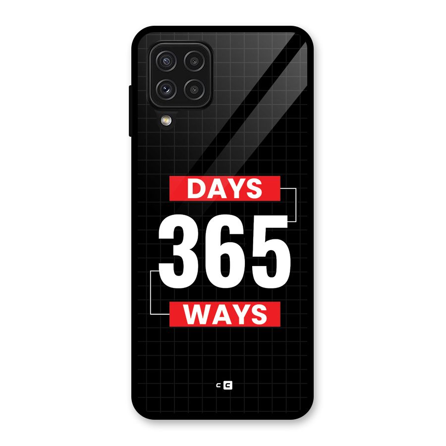 Year Ways Glass Back Case for Galaxy A22 4G
