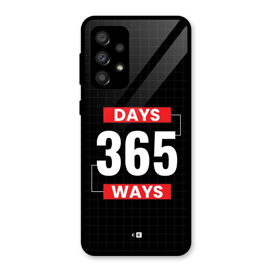 Year Ways Glass Back Case for Galaxy A32