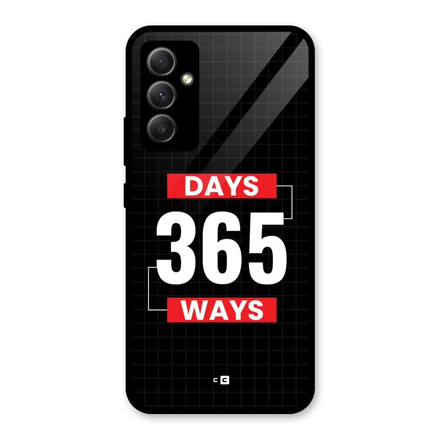 Year Ways Glass Back Case for Galaxy A34