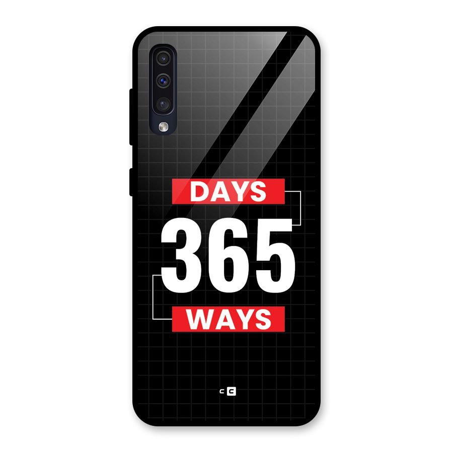 Year Ways Glass Back Case for Galaxy A50s