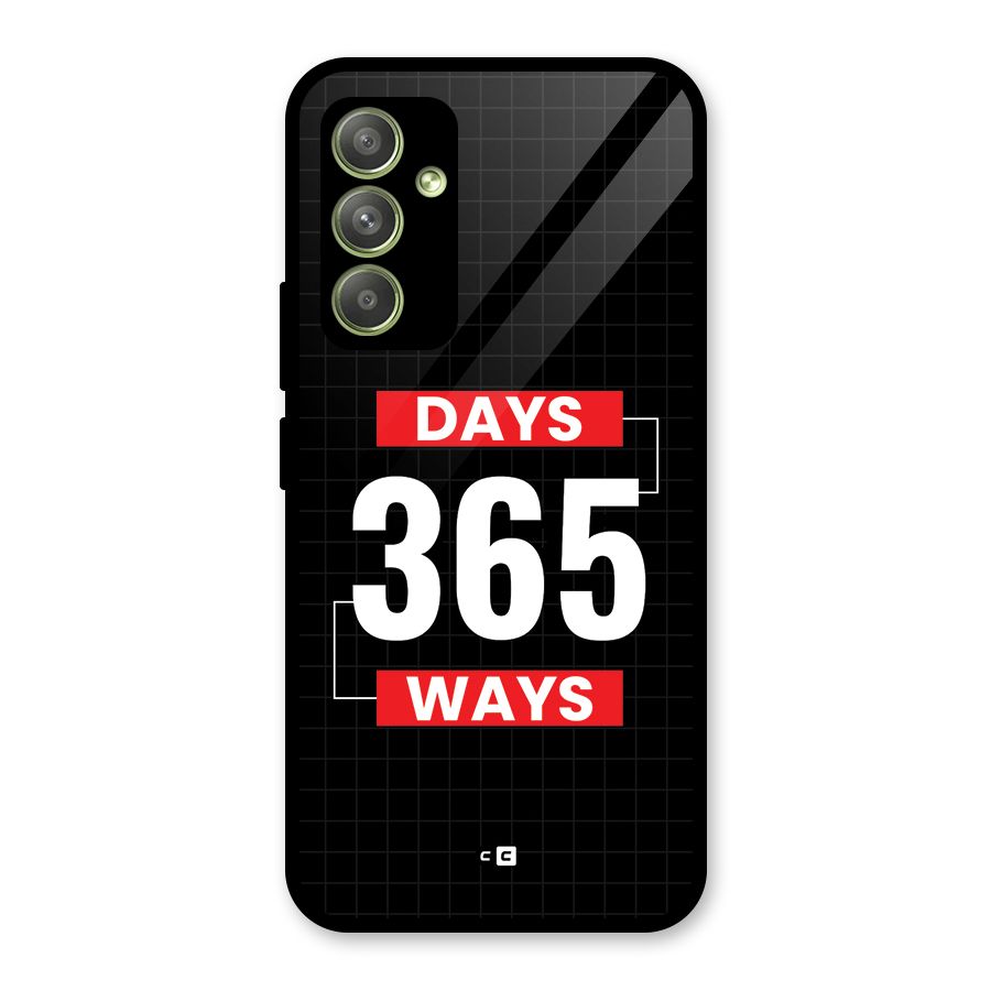 Year Ways Glass Back Case for Galaxy A54