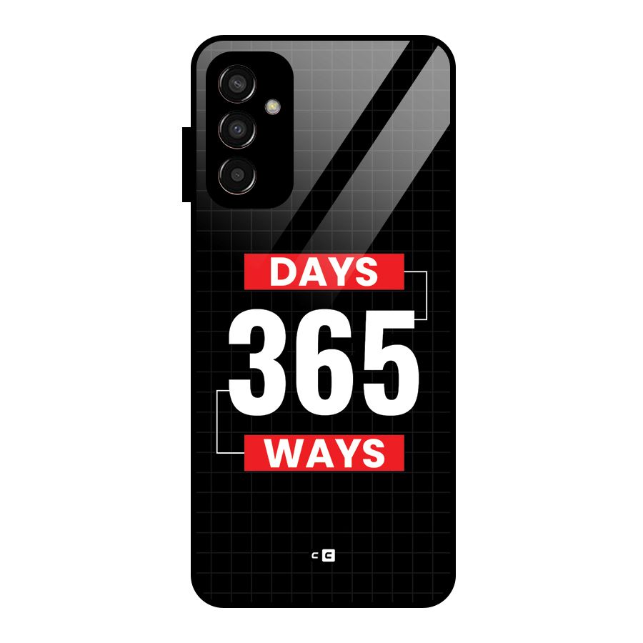 Year Ways Glass Back Case for Galaxy F13