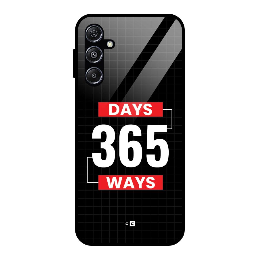 Year Ways Glass Back Case for Galaxy M34 5G