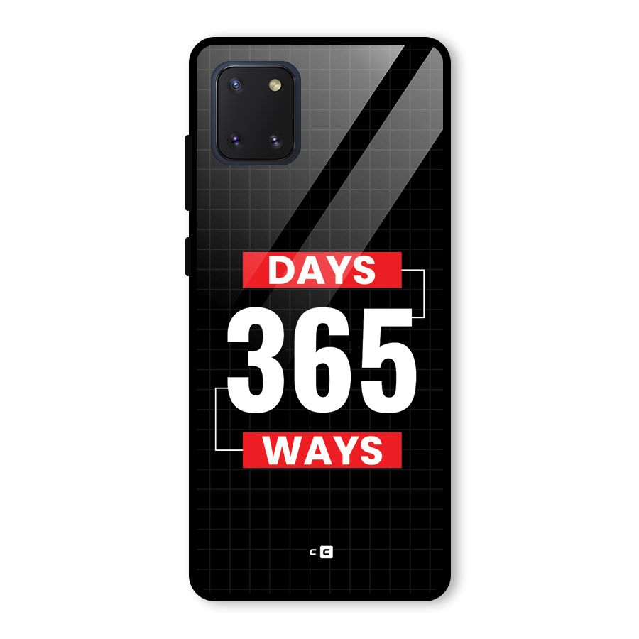 Year Ways Glass Back Case for Galaxy Note 10 Lite