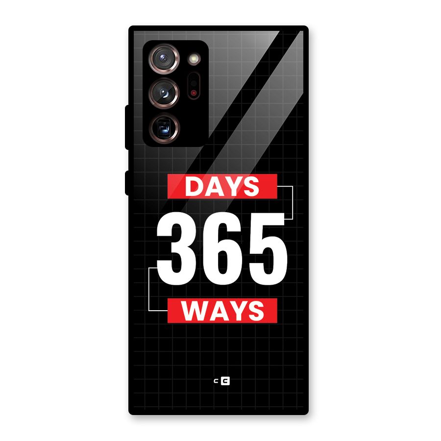 Year Ways Glass Back Case for Galaxy Note 20 Ultra 5G
