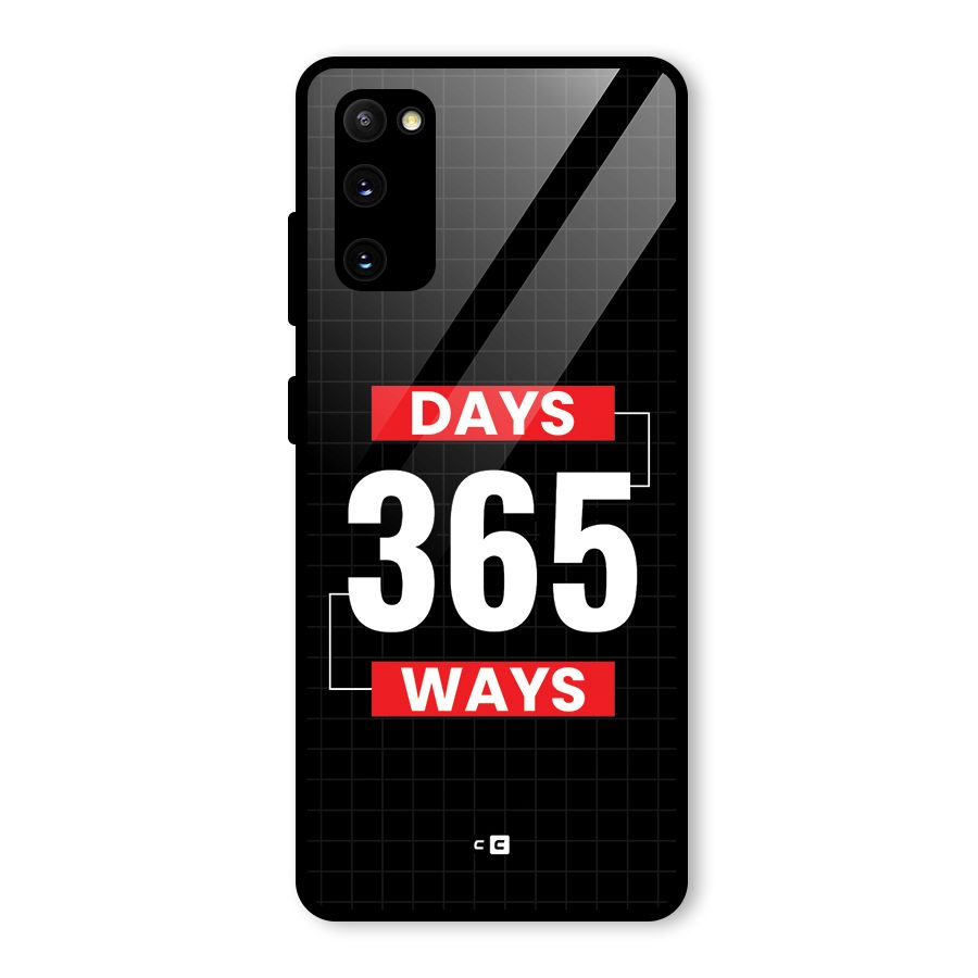Year Ways Glass Back Case for Galaxy S20 FE 5G