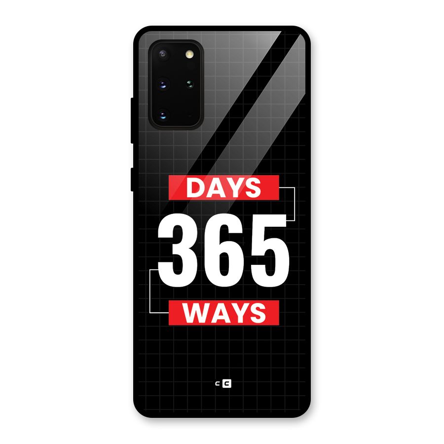 Year Ways Glass Back Case for Galaxy S20 Plus