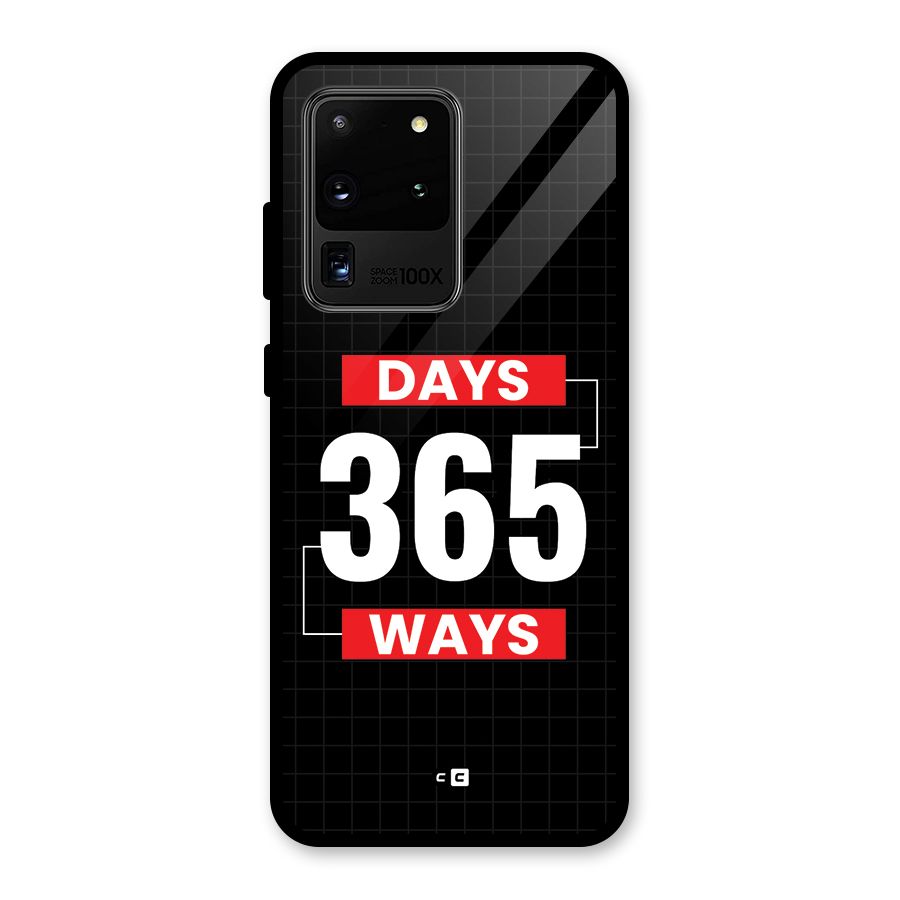 Year Ways Glass Back Case for Galaxy S20 Ultra