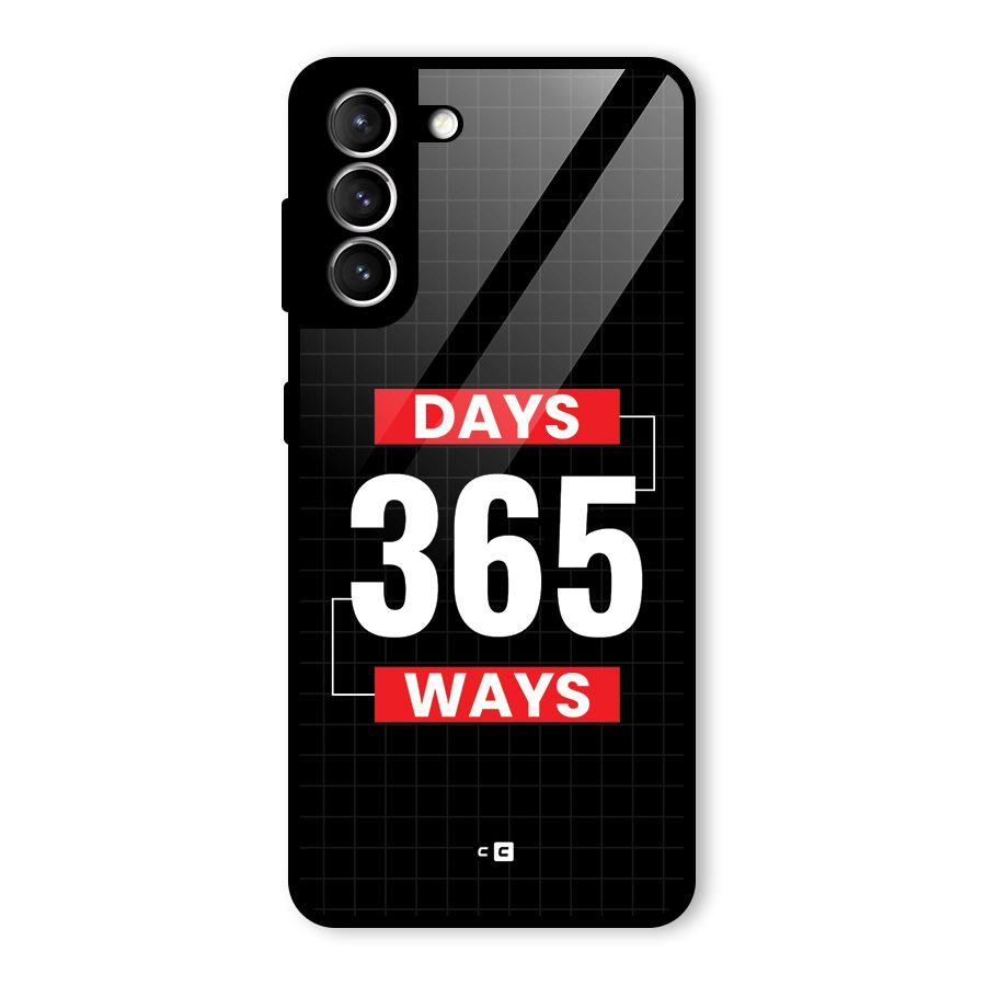 Year Ways Glass Back Case for Galaxy S21 5G