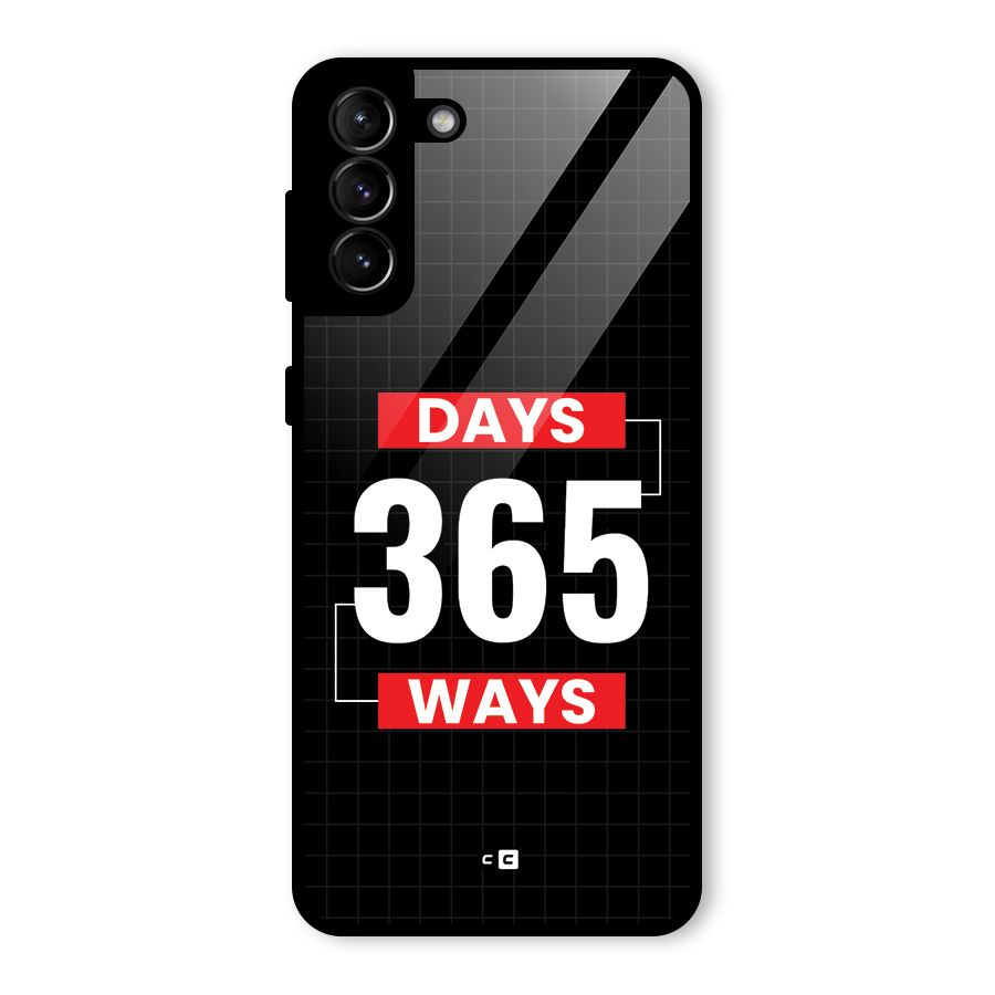 Year Ways Glass Back Case for Galaxy S21 Plus