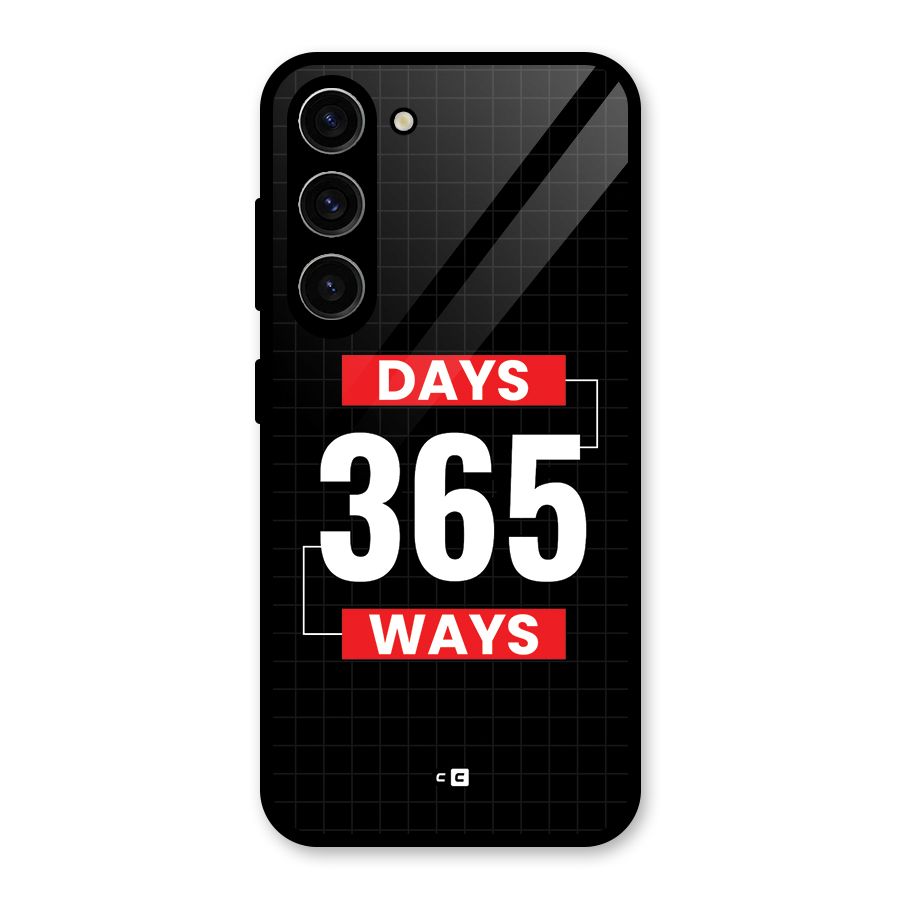Year Ways Glass Back Case for Galaxy S23