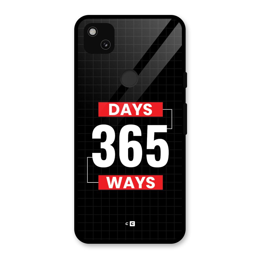 Year Ways Glass Back Case for Google Pixel 4a