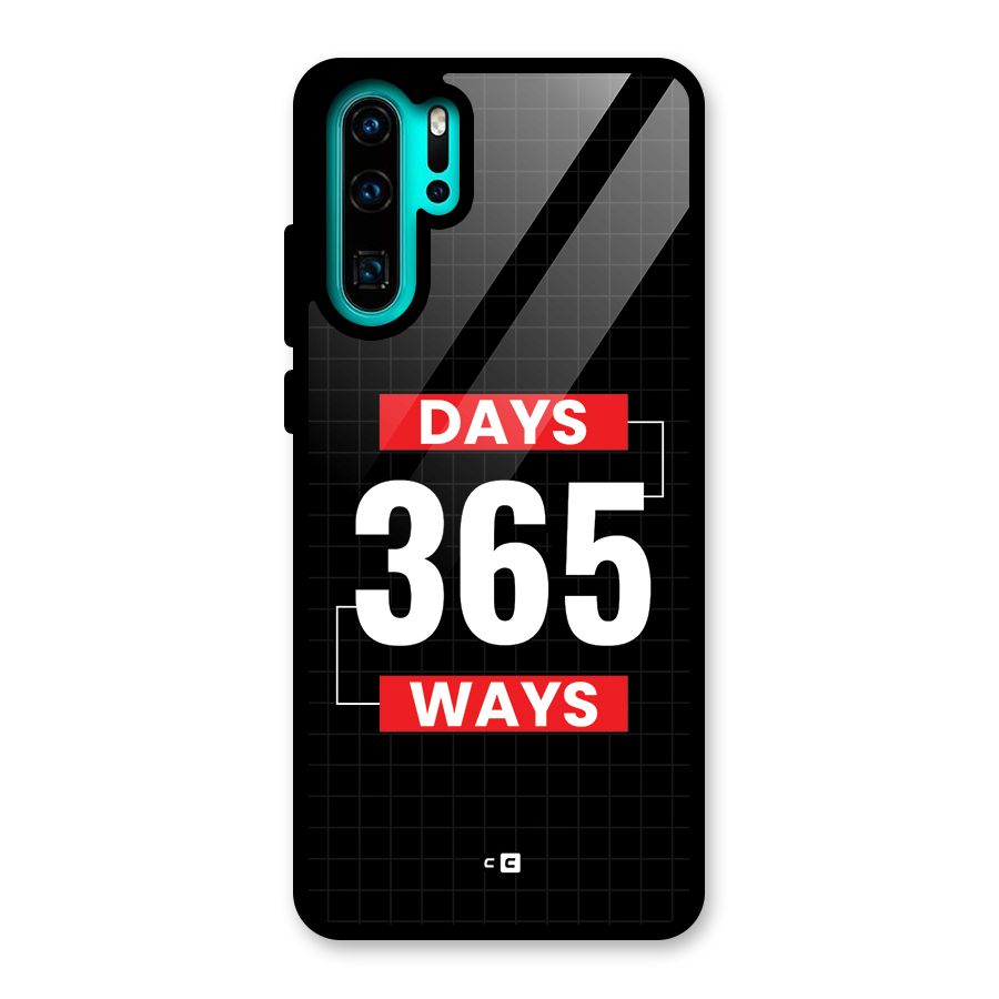 Year Ways Glass Back Case for Huawei P30 Pro