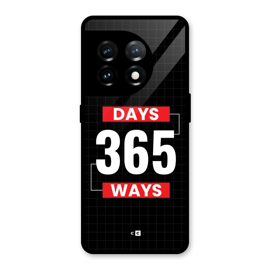 Year Ways Glass Back Case for OnePlus 11