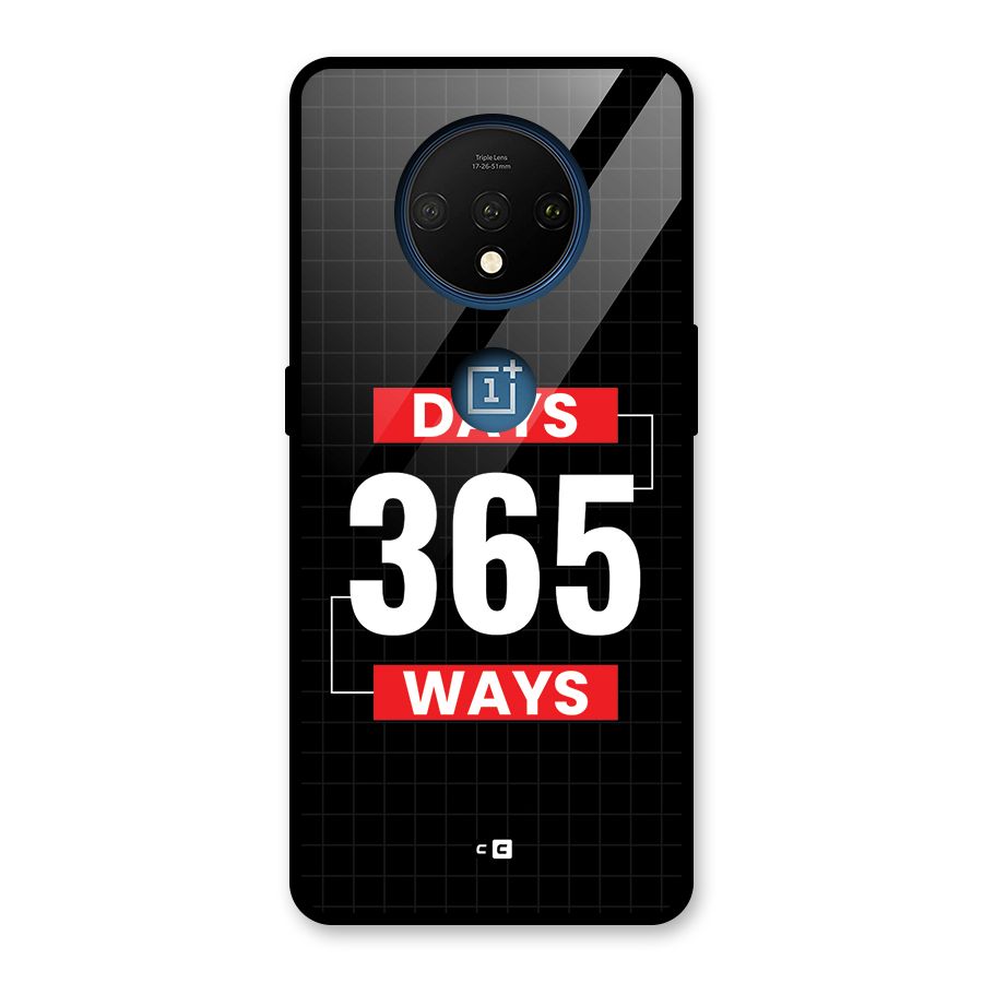 Year Ways Glass Back Case for OnePlus 7T
