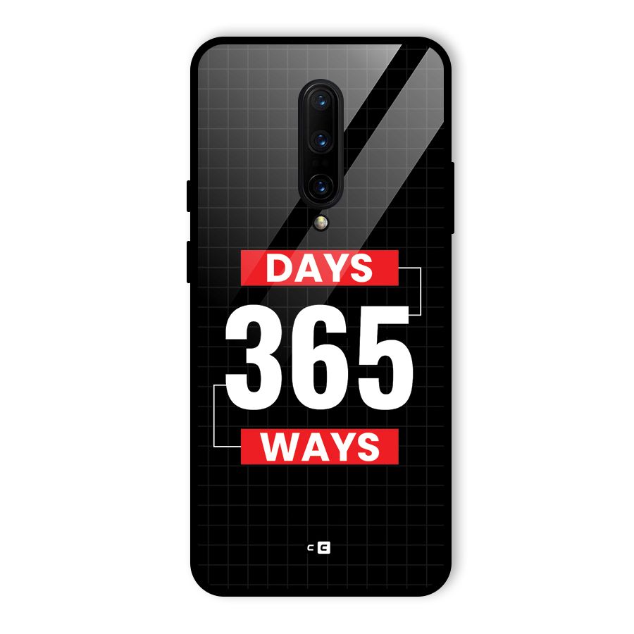 Year Ways Glass Back Case for OnePlus 7 Pro