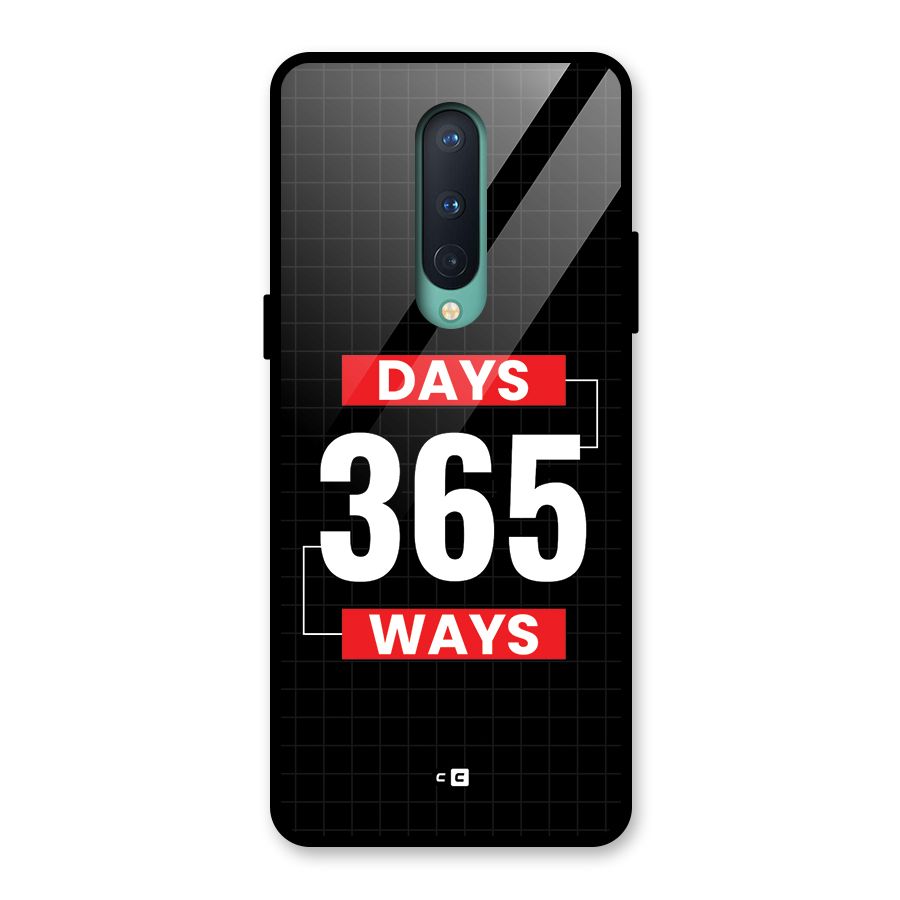 Year Ways Glass Back Case for OnePlus 8