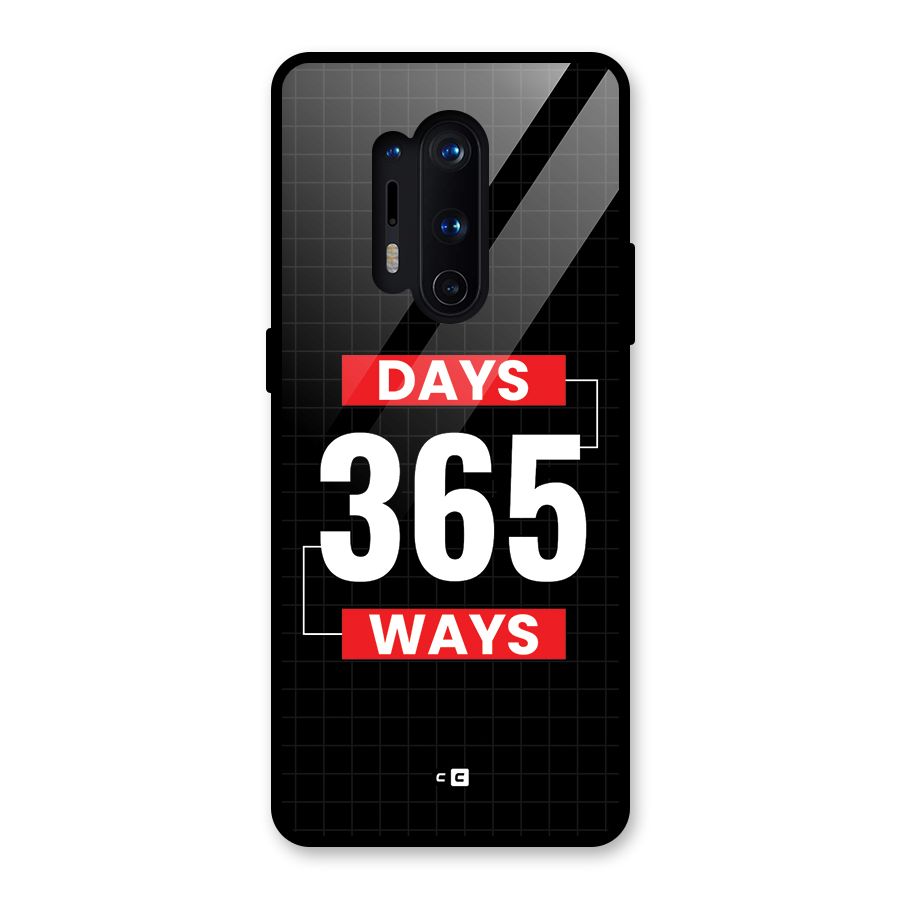 Year Ways Glass Back Case for OnePlus 8 Pro