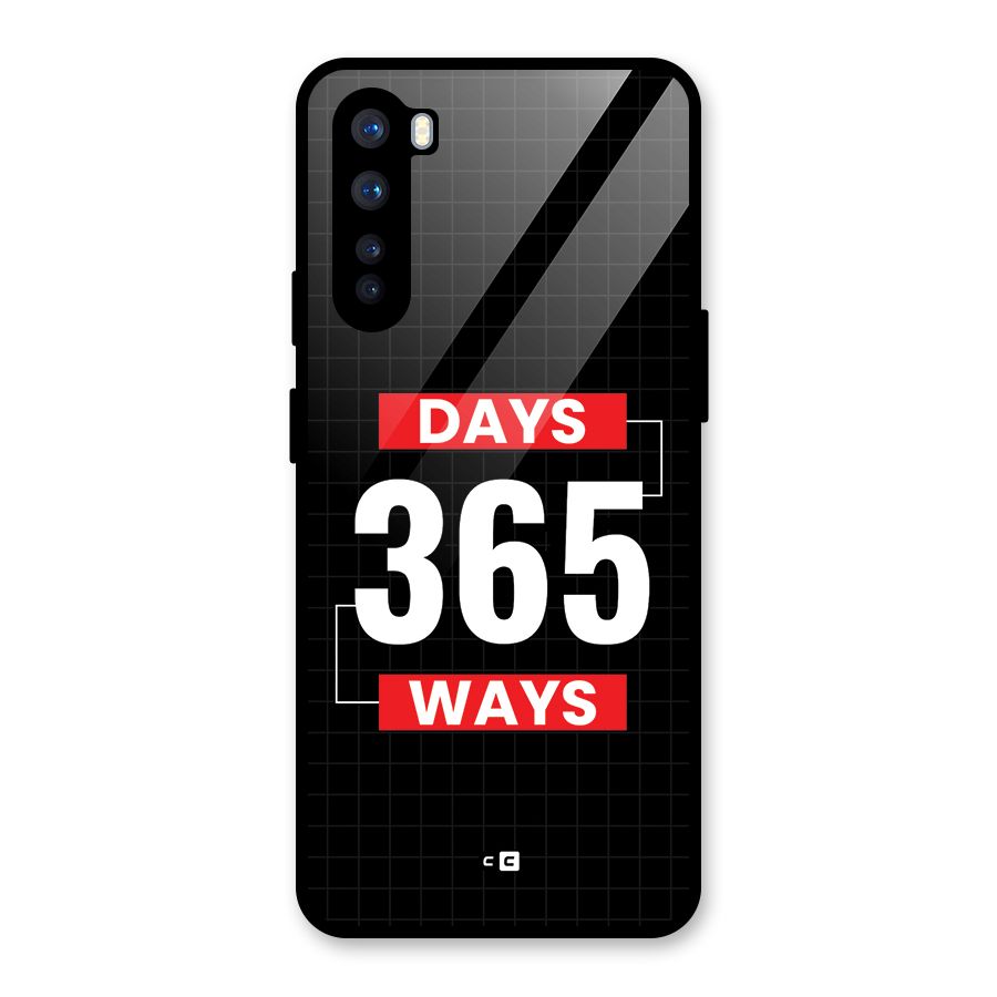 Year Ways Glass Back Case for OnePlus Nord