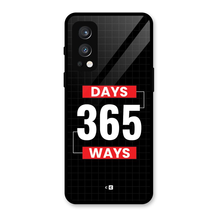 Year Ways Glass Back Case for OnePlus Nord 2 5G