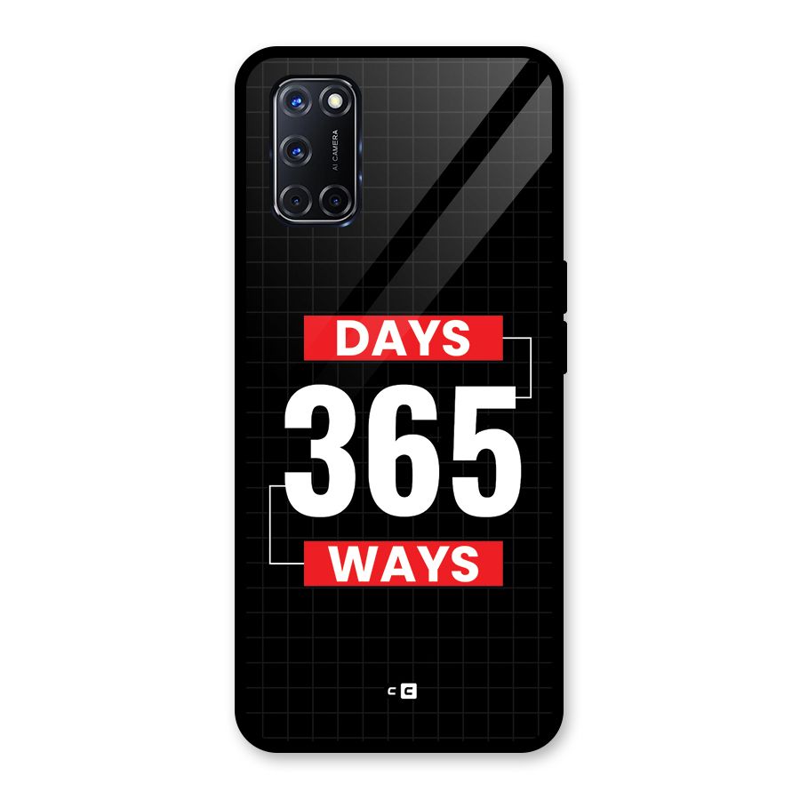 Year Ways Glass Back Case for Oppo A52