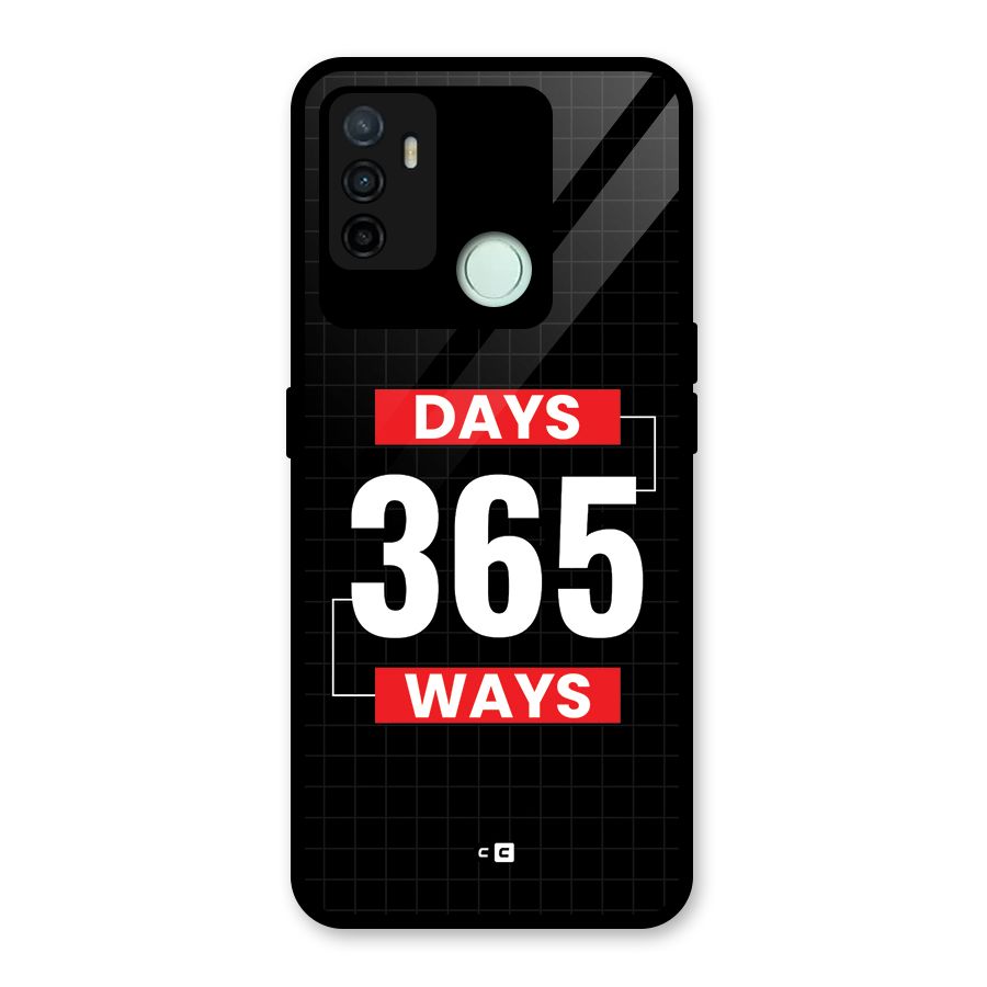 Year Ways Glass Back Case for Oppo A53