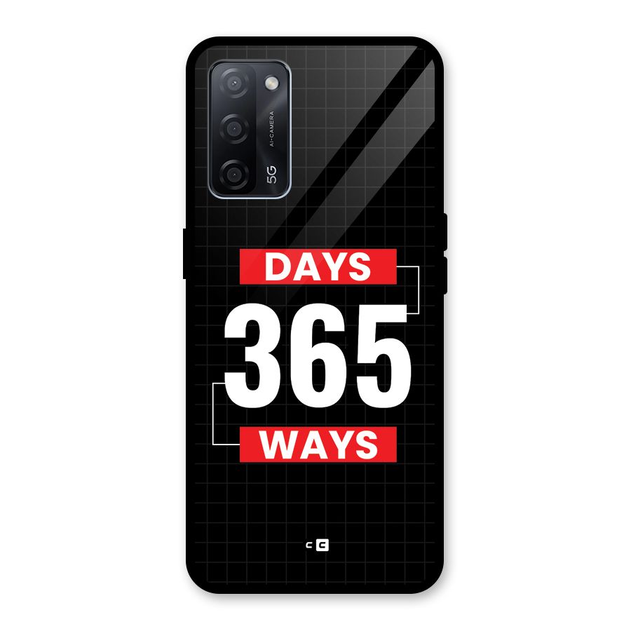 Year Ways Glass Back Case for Oppo A53s 5G