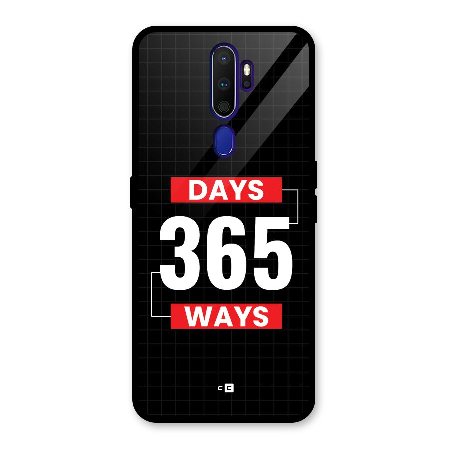 Year Ways Glass Back Case for Oppo A9 (2020)