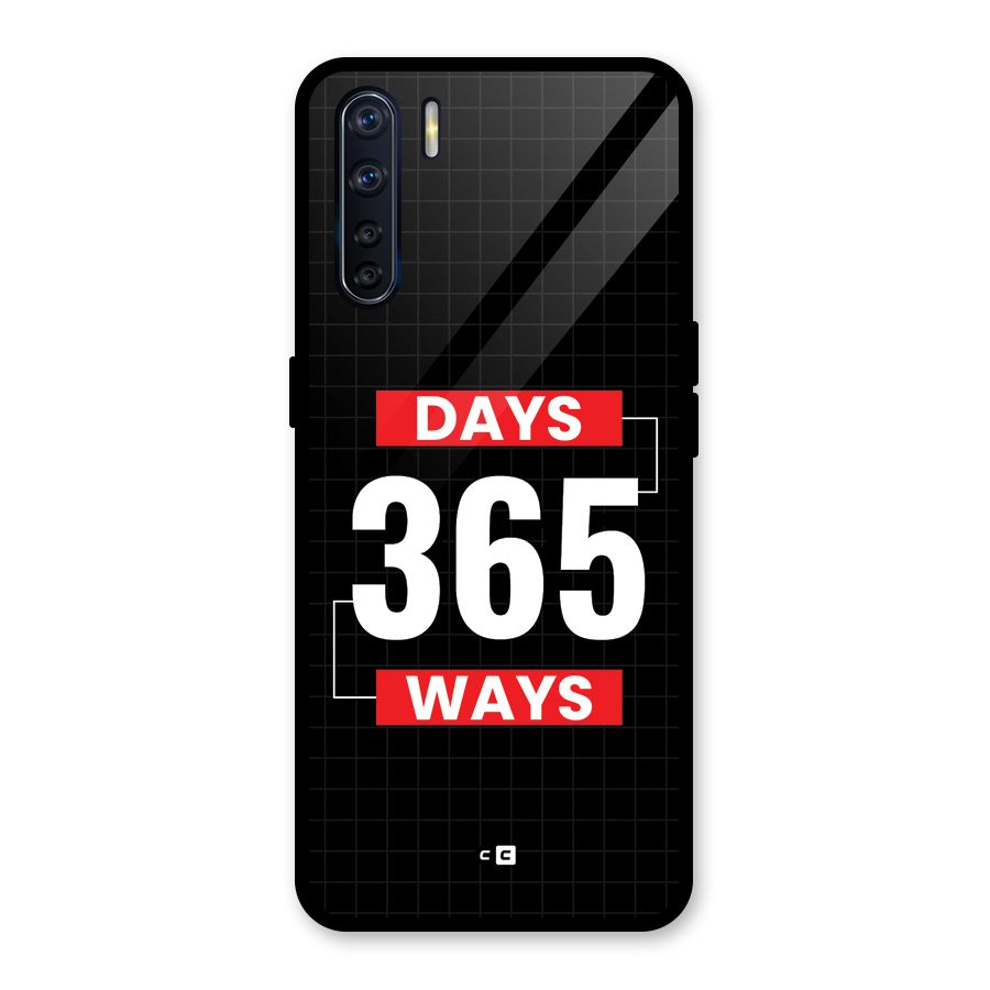 Year Ways Glass Back Case for Oppo F15