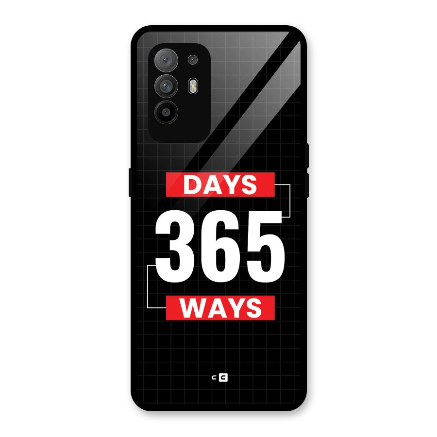 Year Ways Glass Back Case for Oppo F19 Pro Plus 5G