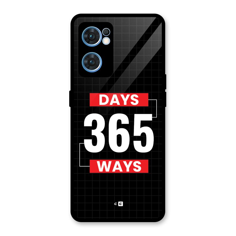 Year Ways Glass Back Case for Oppo Reno7 5G