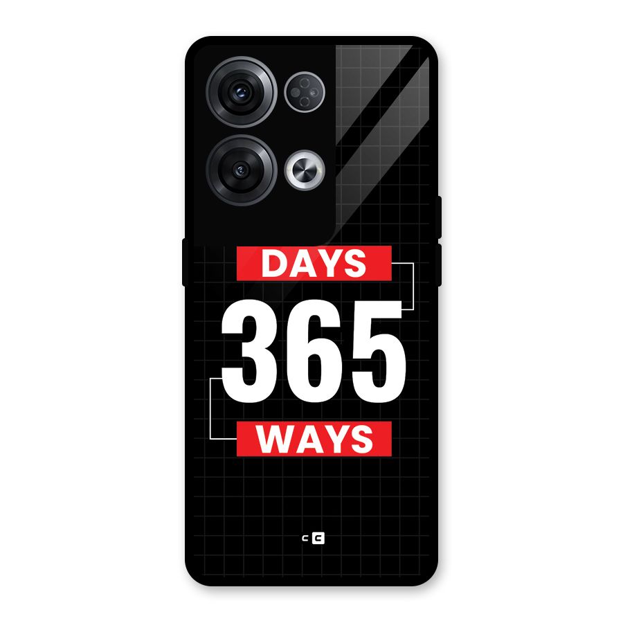 Year Ways Glass Back Case for Oppo Reno8 Pro 5G
