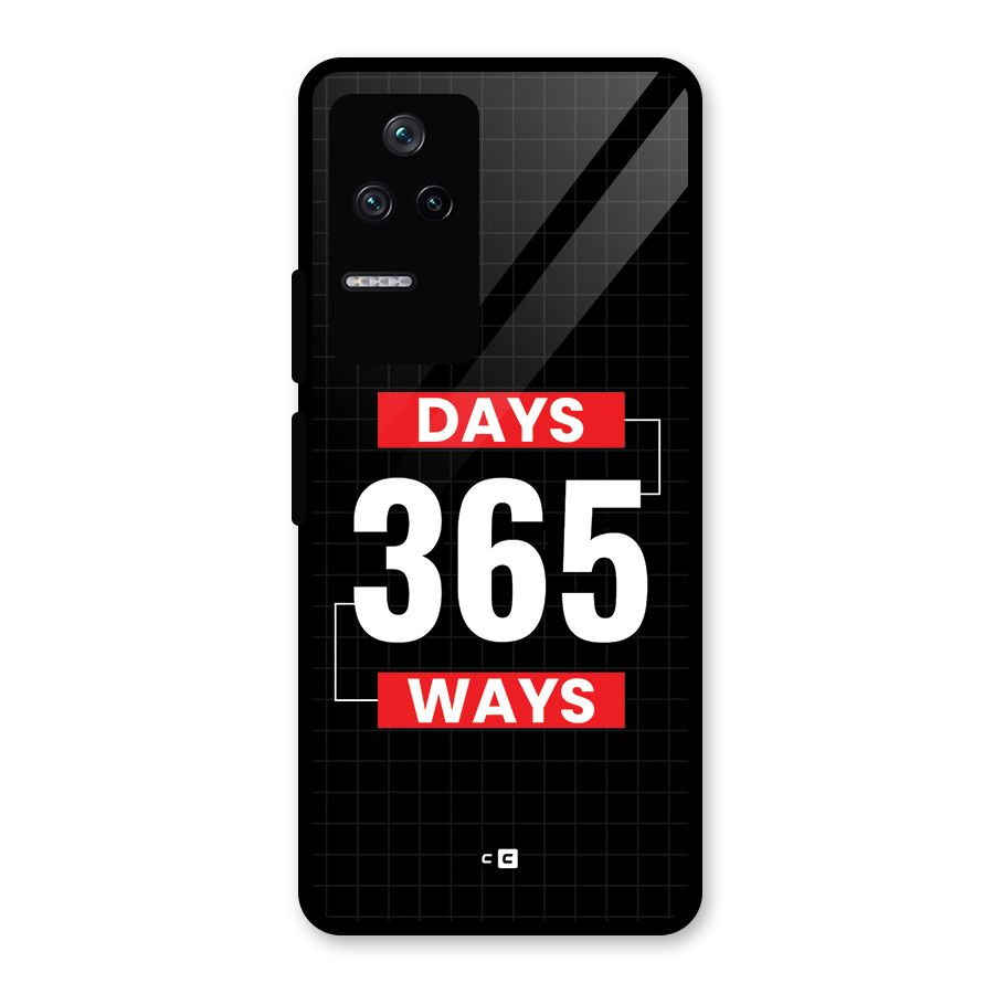 Year Ways Glass Back Case for Poco F4 5G