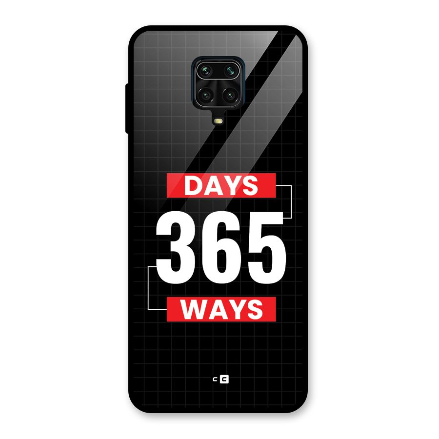 Year Ways Glass Back Case for Poco M2 Pro