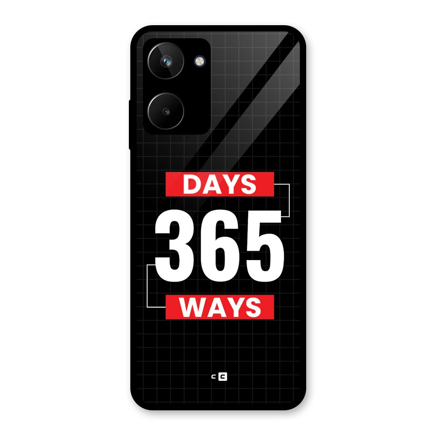 Year Ways Glass Back Case for Realme 10