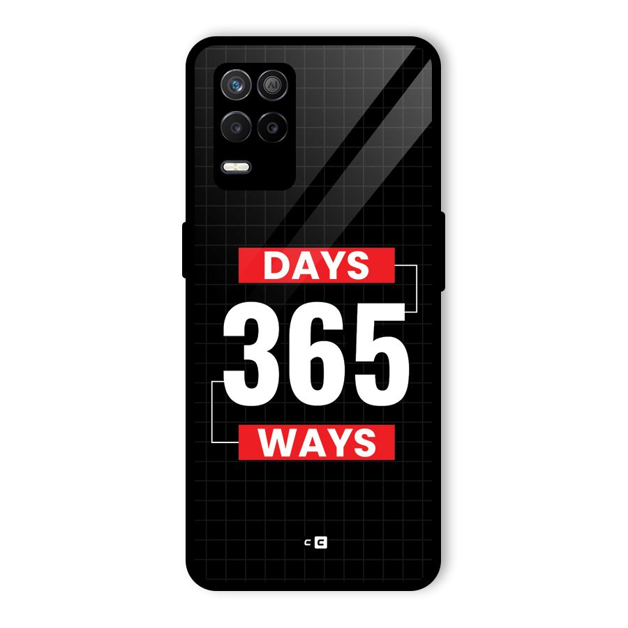 Year Ways Glass Back Case for Realme 8 5G