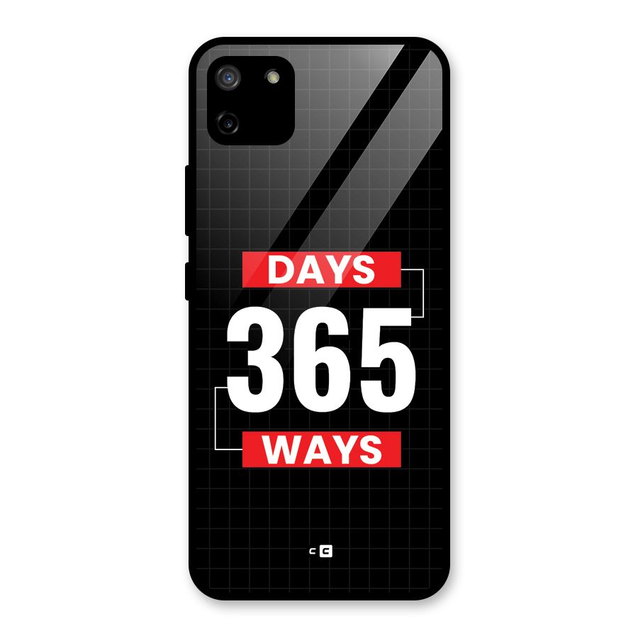 Year Ways Glass Back Case for Realme C11