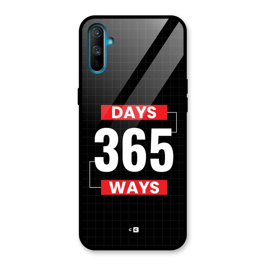 Year Ways Glass Back Case for Realme C3
