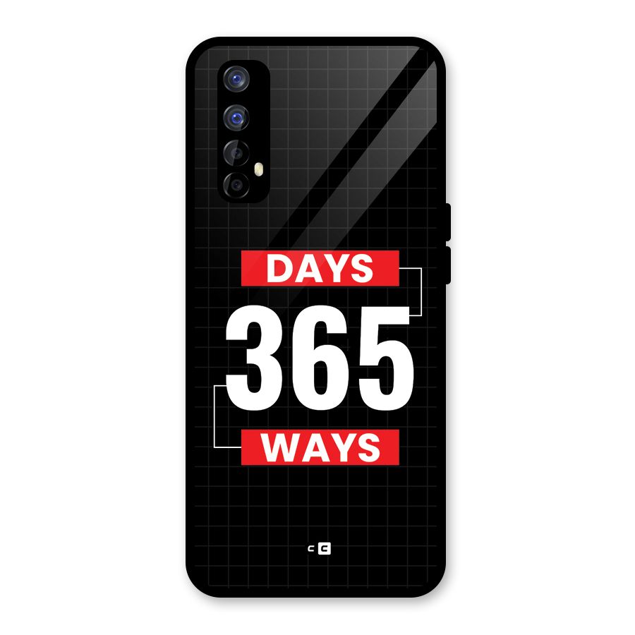Year Ways Glass Back Case for Realme Narzo 20 Pro