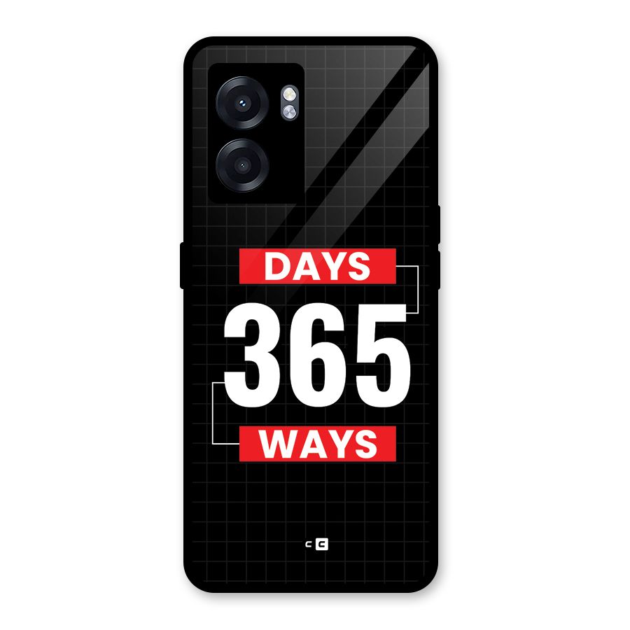 Year Ways Glass Back Case for Realme Narzo 50 5G