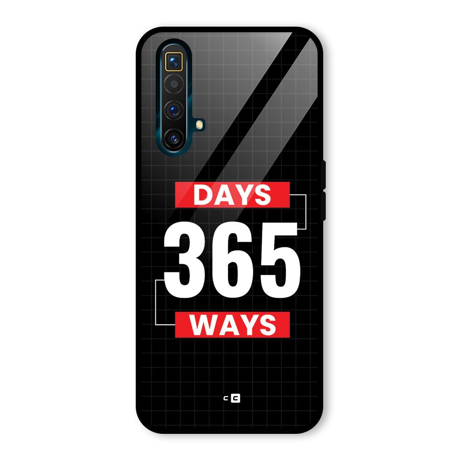 Year Ways Glass Back Case for Realme X3