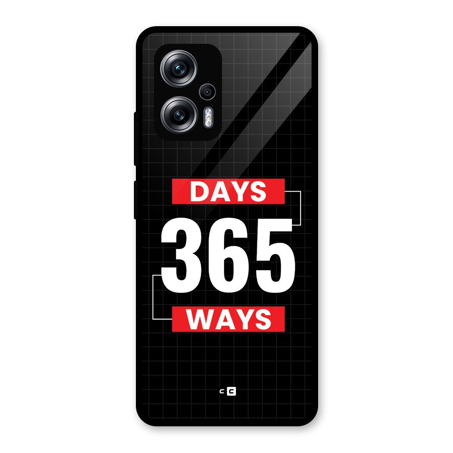 Year Ways Glass Back Case for Redmi K50i