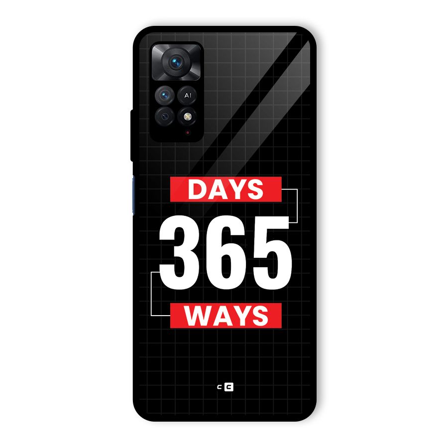 Year Ways Glass Back Case for Redmi Note 11 Pro Plus 5G