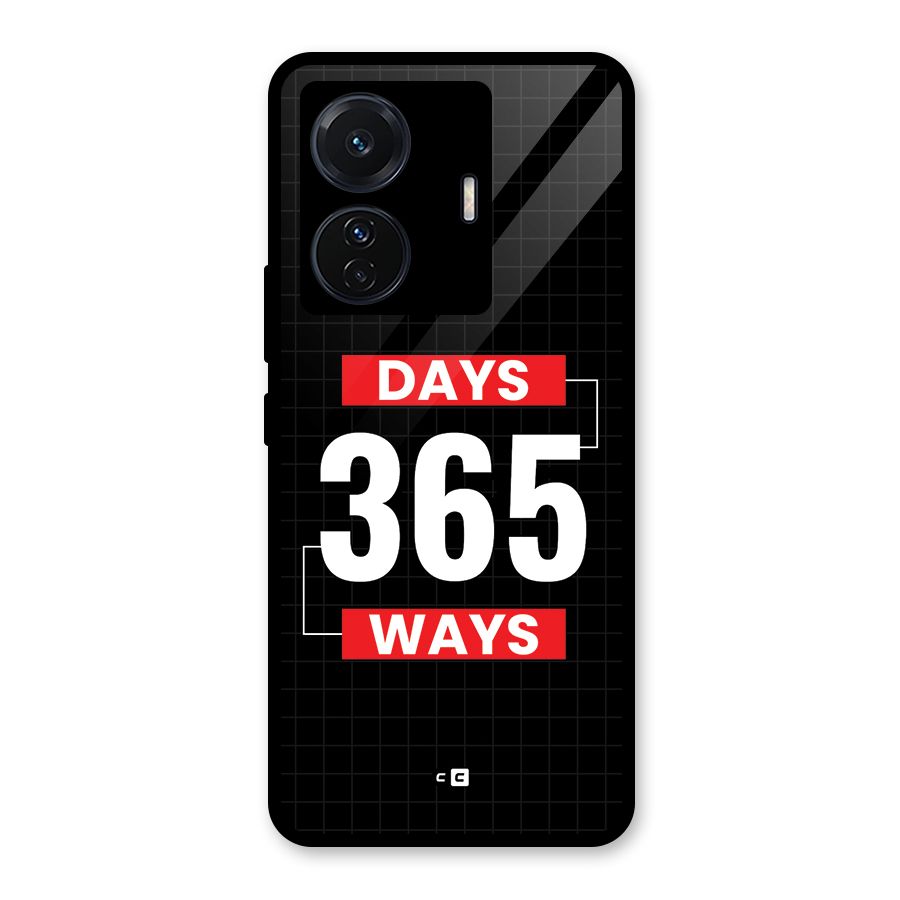Year Ways Glass Back Case for Vivo T1 Pro