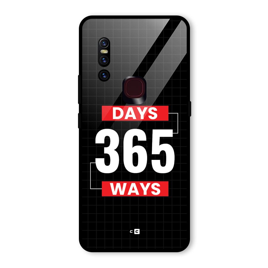 Year Ways Glass Back Case for Vivo V15