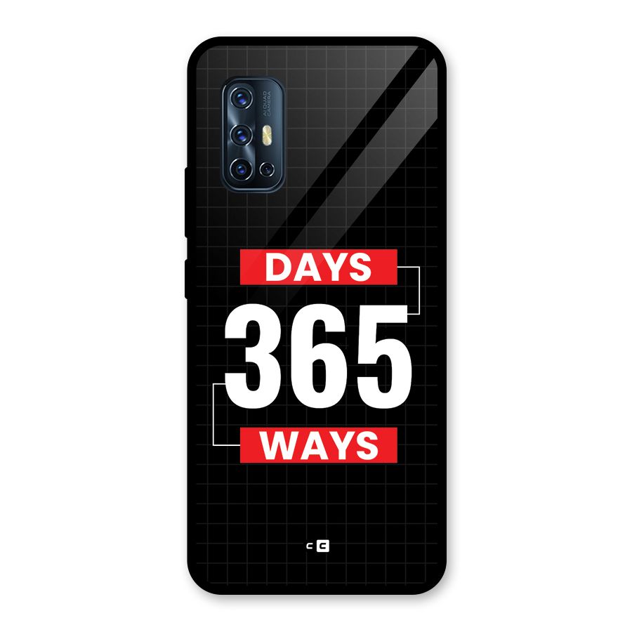 Year Ways Glass Back Case for Vivo V17