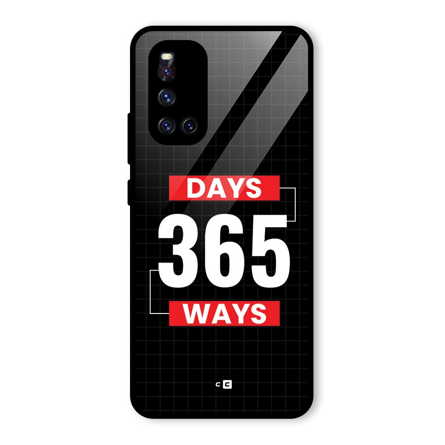 Year Ways Glass Back Case for Vivo V19
