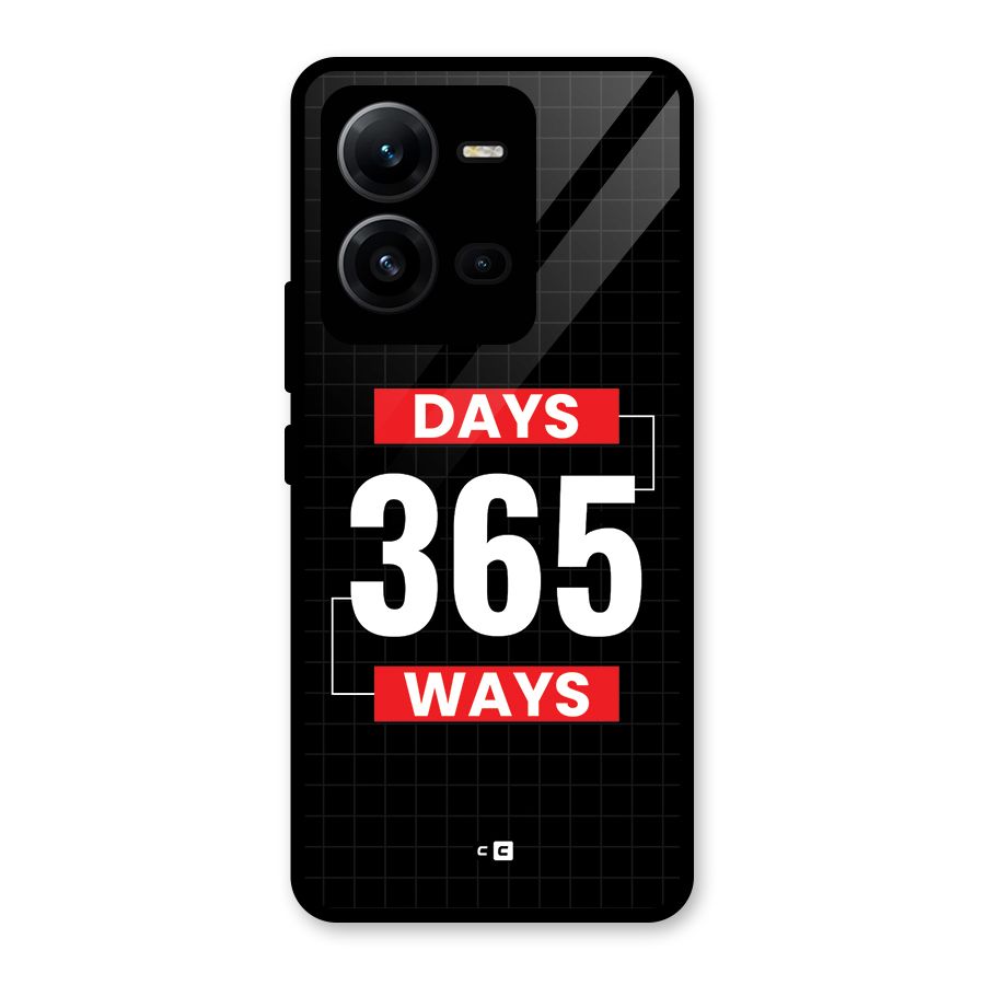 Year Ways Glass Back Case for Vivo V25